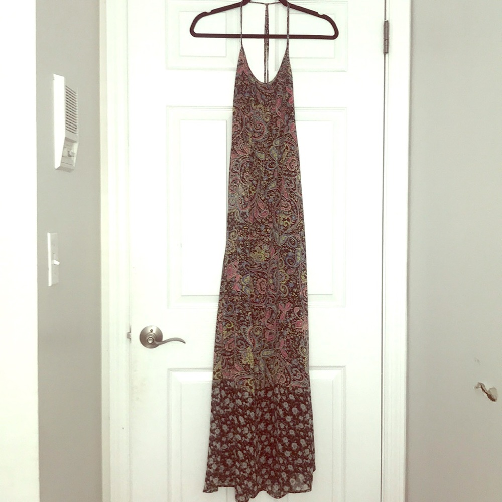 Open Back Maxi Dress